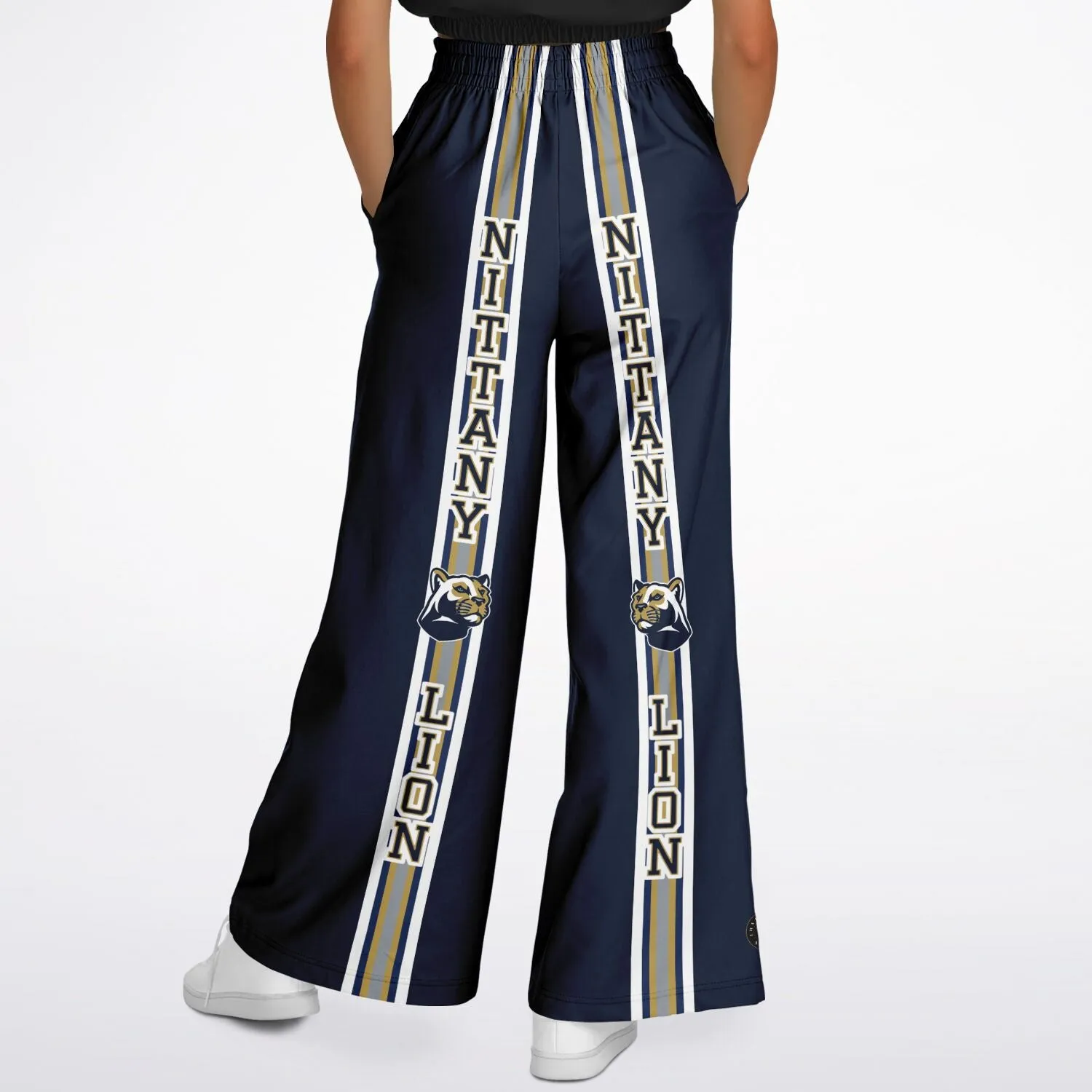 Nittany Lion Blue Eco-Poly Stretchy Phat Bellbottoms