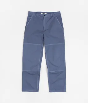 Norse Projects Lukas Tab Series Canvas Pants - Scoria Blue