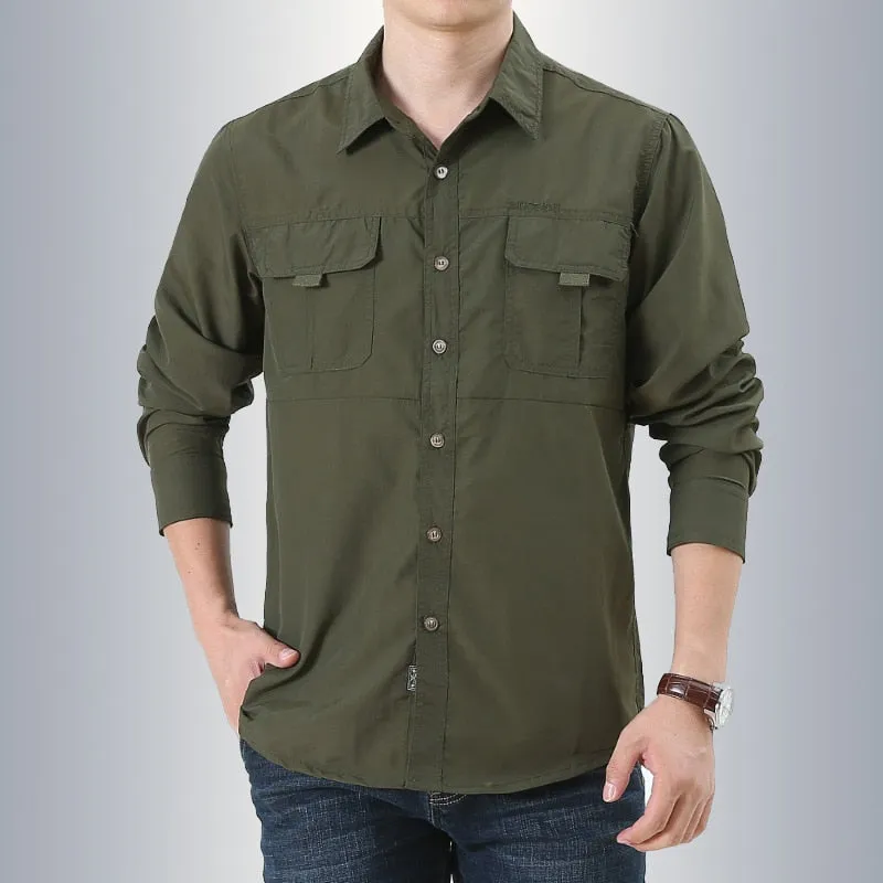 Outdoor/Camping Breathable, Quick-drying Long Sleeve Shirts