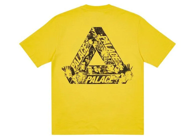 Palace Tri-Heads T-shirt Yellow