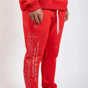 PERCEPTION JOGGERS RED