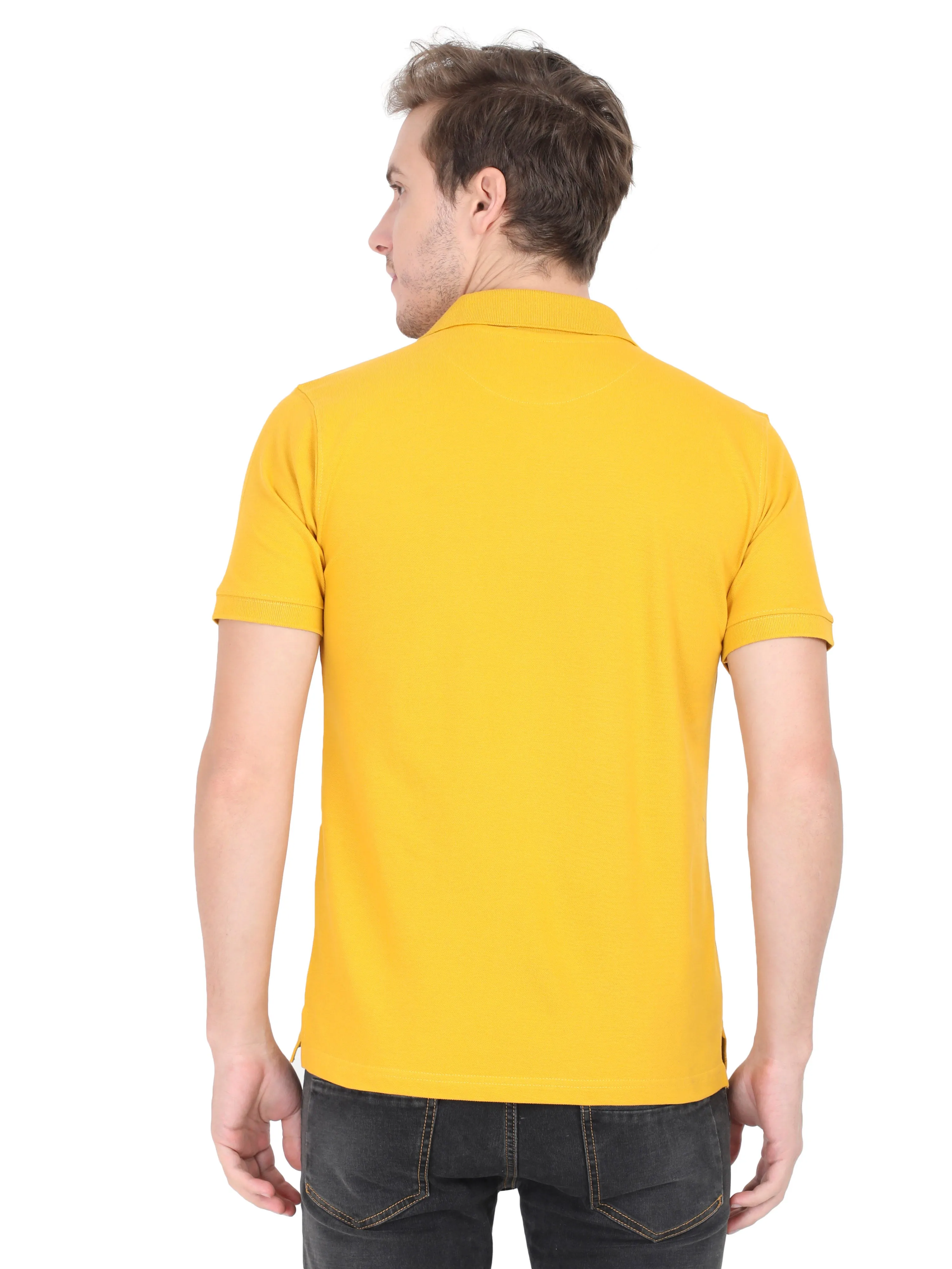 Polos: Mustard Yellow Premium T-shirt