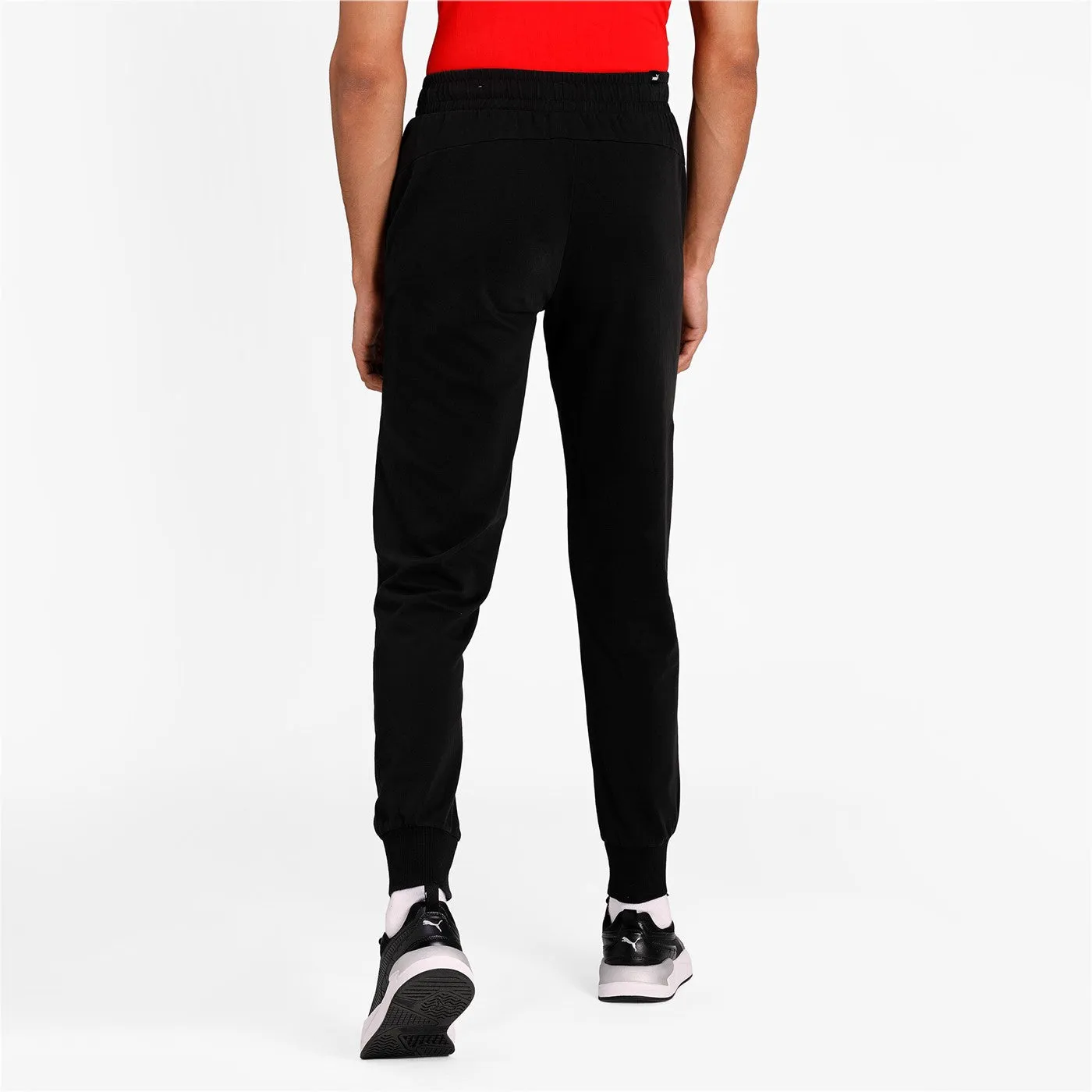 Puma men's sports trousers in cotton jersey ESS Jersey Pants op 586747 01 black