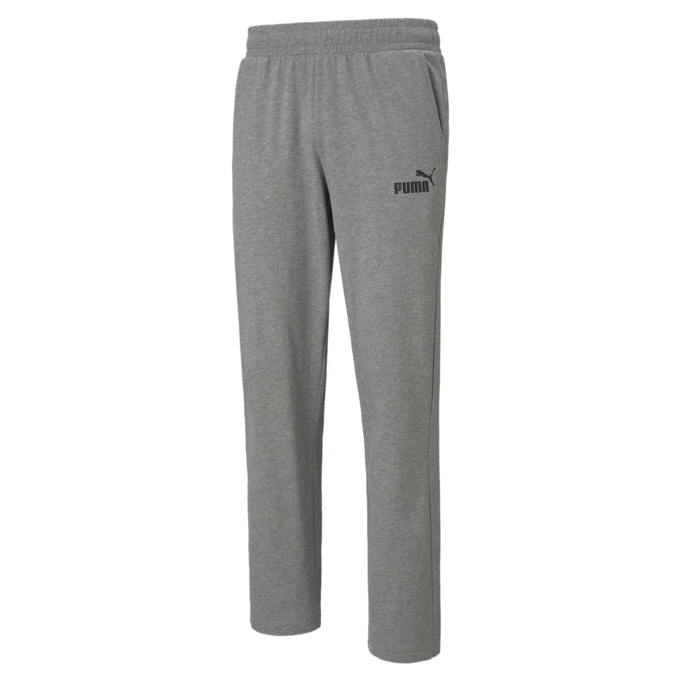 Puma men's sports trousers in cotton jersey ESS Jersey Pants op 586747 03 medium gray heather