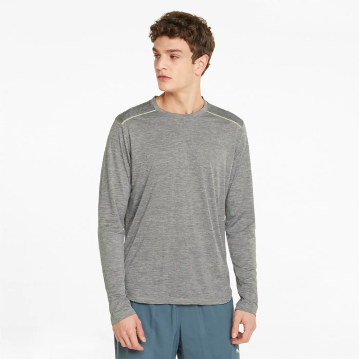 Puma Run long sleeve t-shirt 521403 03 medium gray heather