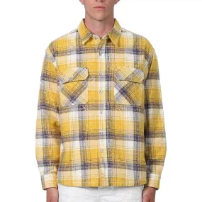 Purple Brand Plaid Yellow L/S Shirt