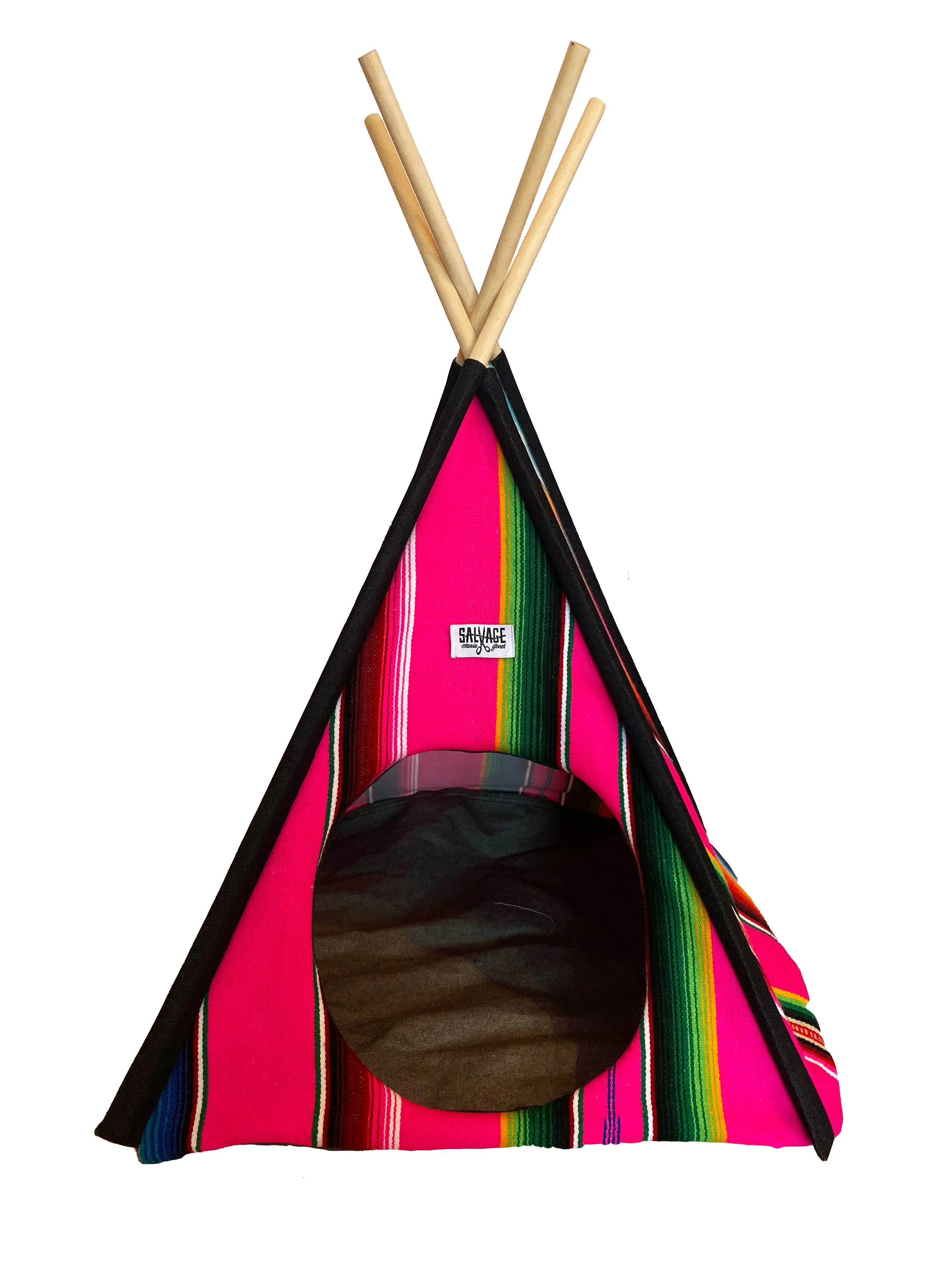 Saltillo Serape Tipi Casita- Pink