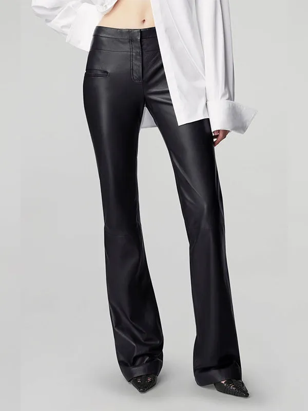 Serge Leather Pant