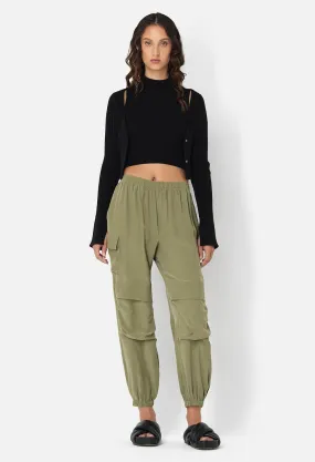 Silk Himalayan Pants / Olive