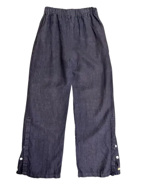 Size 8 - Hej-Hej Charcoal Linen Pants