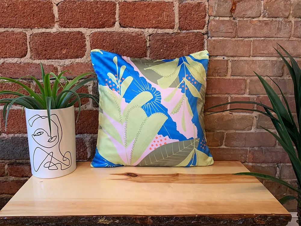 Square Toss Cushion Cover | Plants