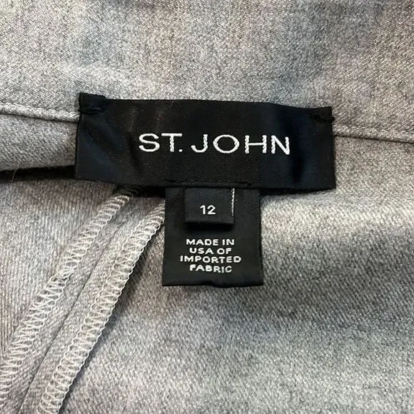 St JohnGrey Trousers with Belt