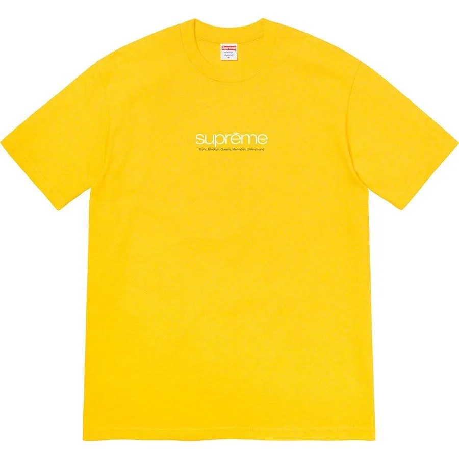 Supreme Five Boroughs Tee (yellow)