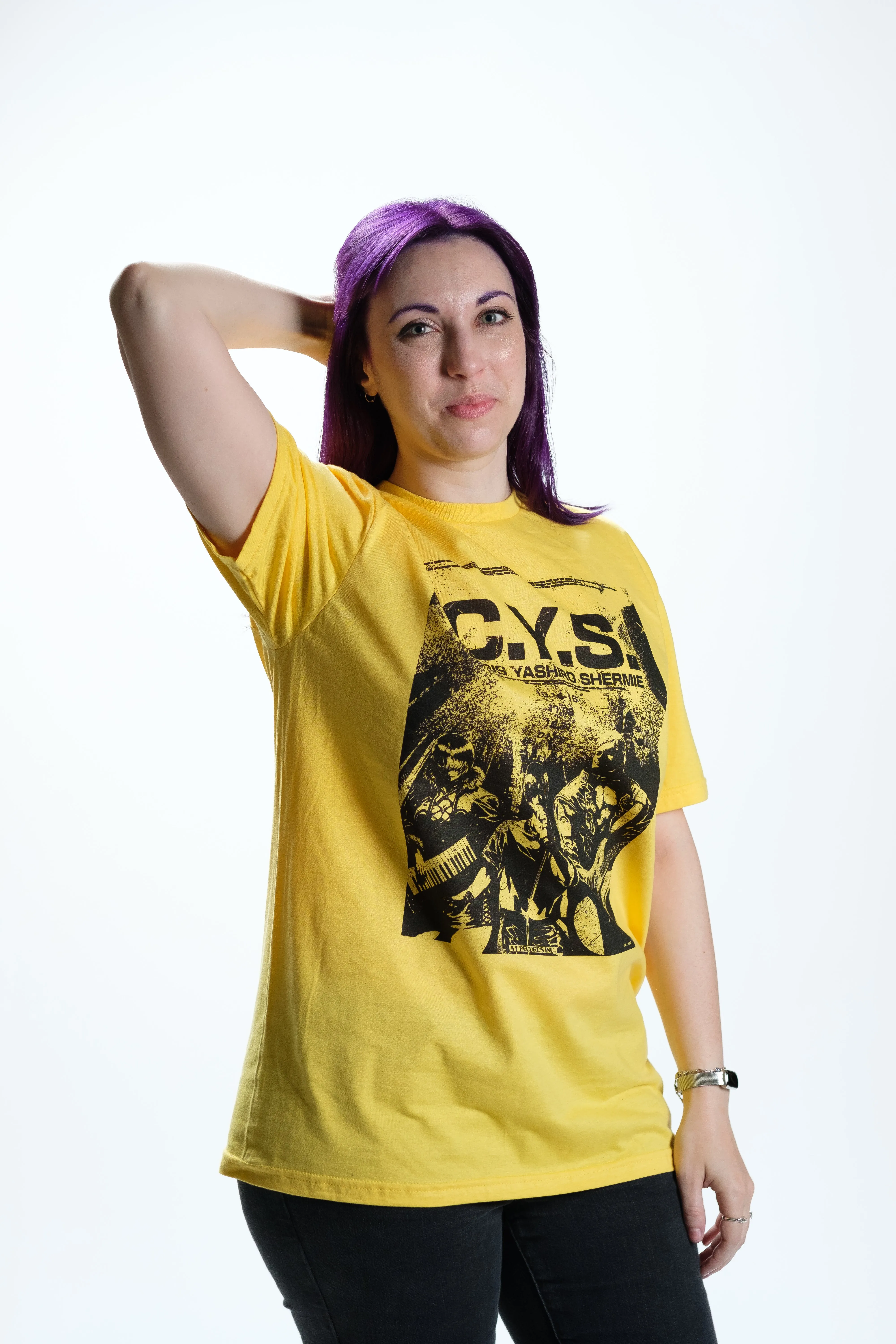 THE KING OF FIGHTERS - 'Team C.Y.S. Flyer' T-Shirt - Yellow