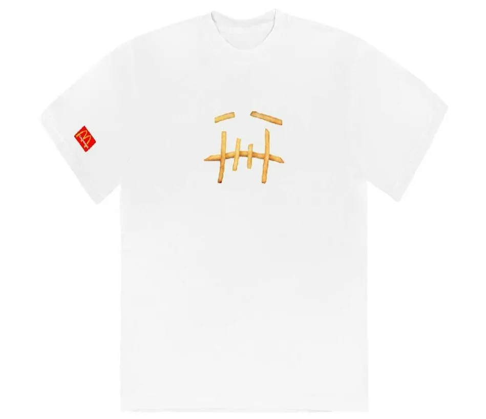 Travis Scott x McDonald"s Fry T-Shirt White