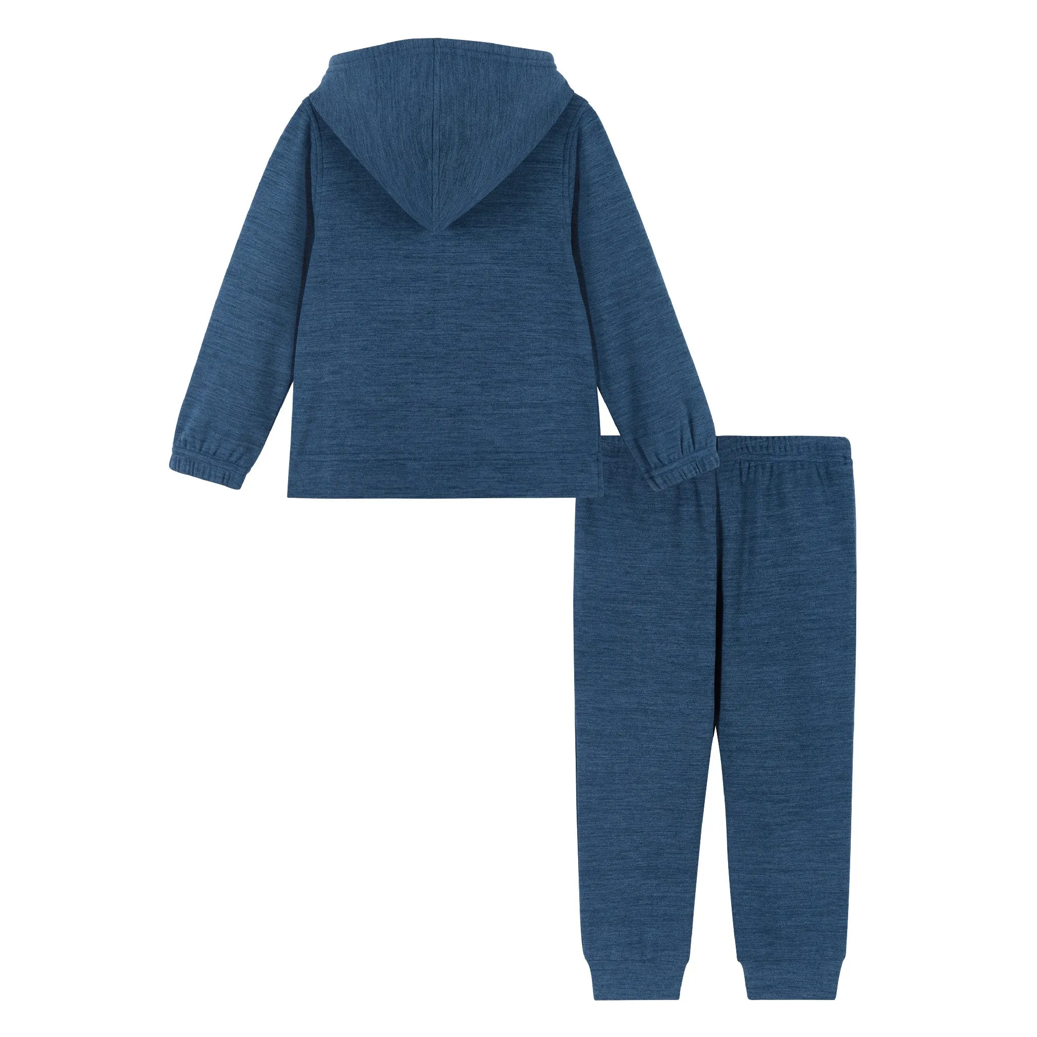 Ultra Soft Zip Front Sweatshirt Set | Blue