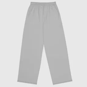 Unisex wide-leg pants - Light Grey