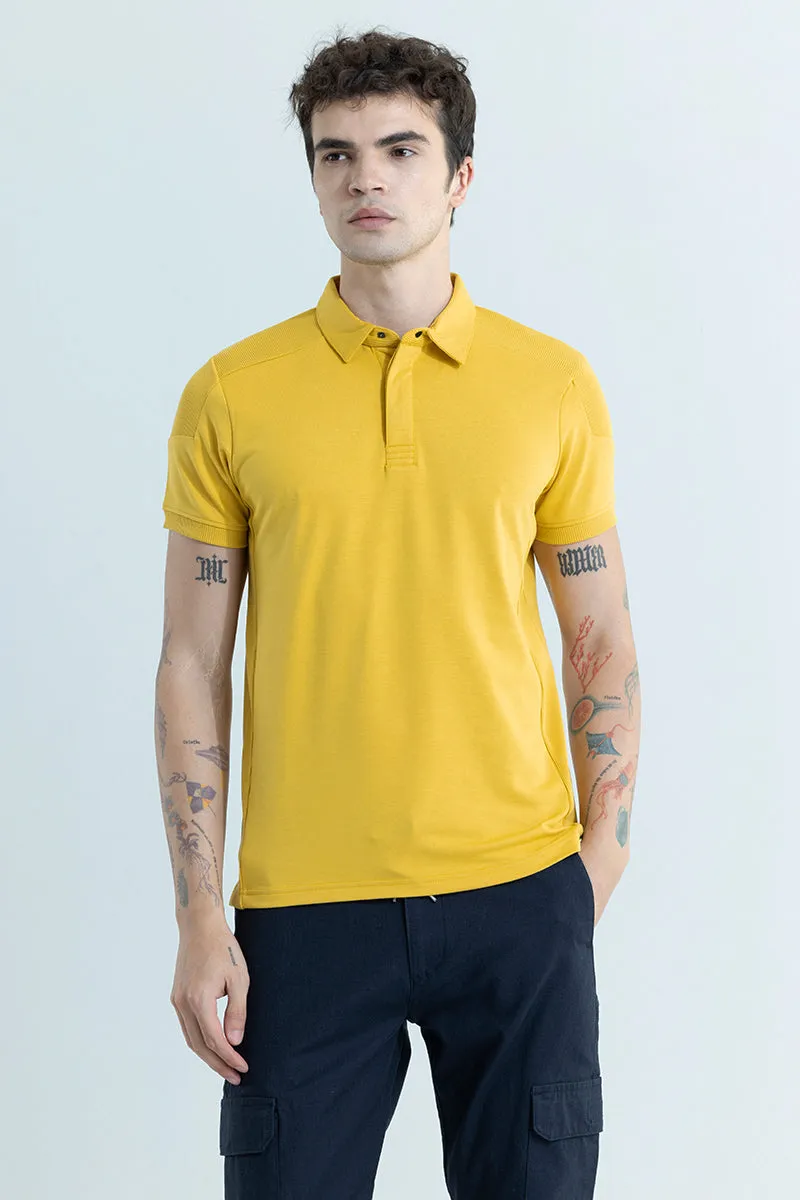 Urbanoid Yellow Polo T-Shirt