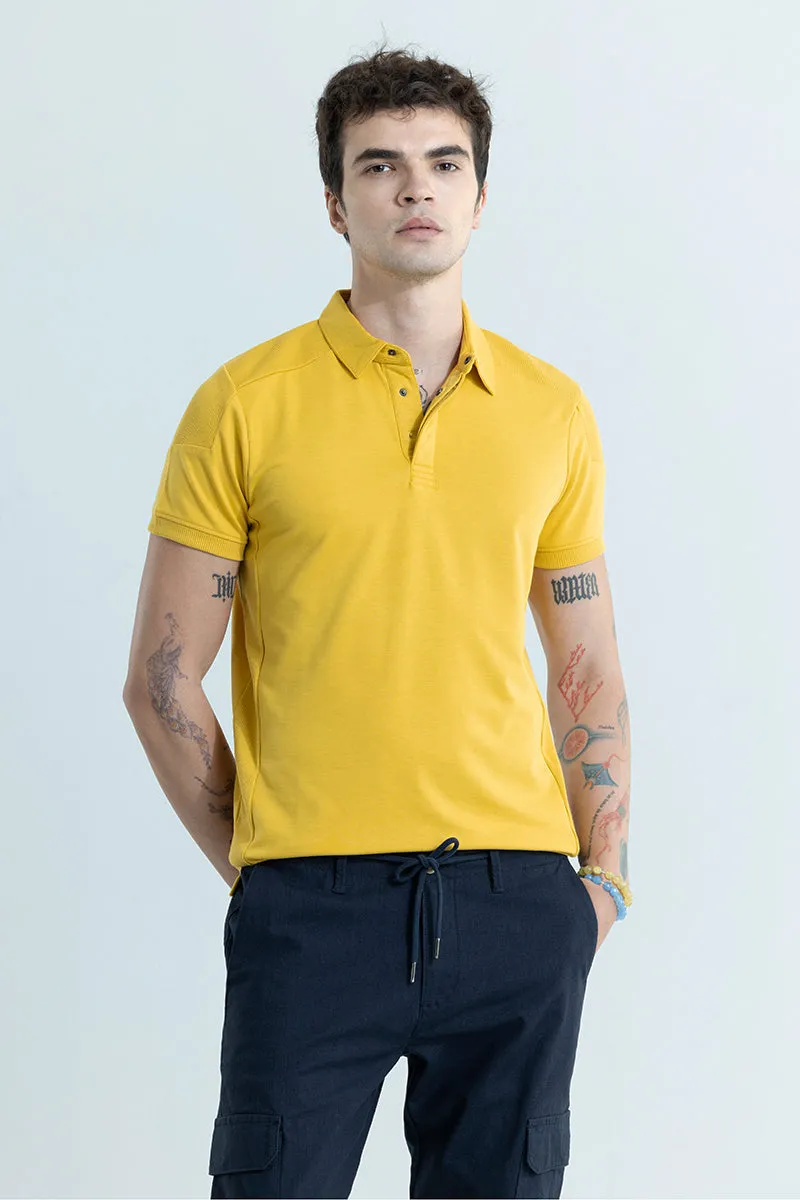 Urbanoid Yellow Polo T-Shirt