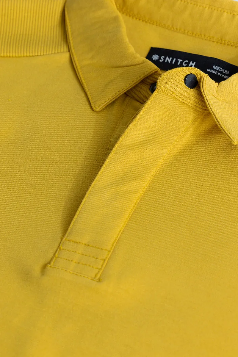 Urbanoid Yellow Polo T-Shirt