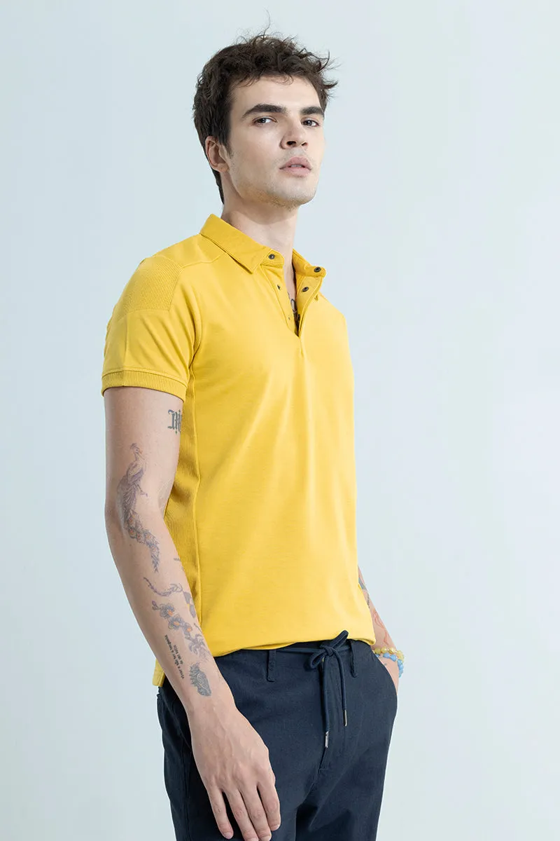 Urbanoid Yellow Polo T-Shirt