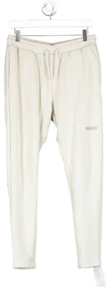 Vanquish Beige Tapered Sweat Pants UK L