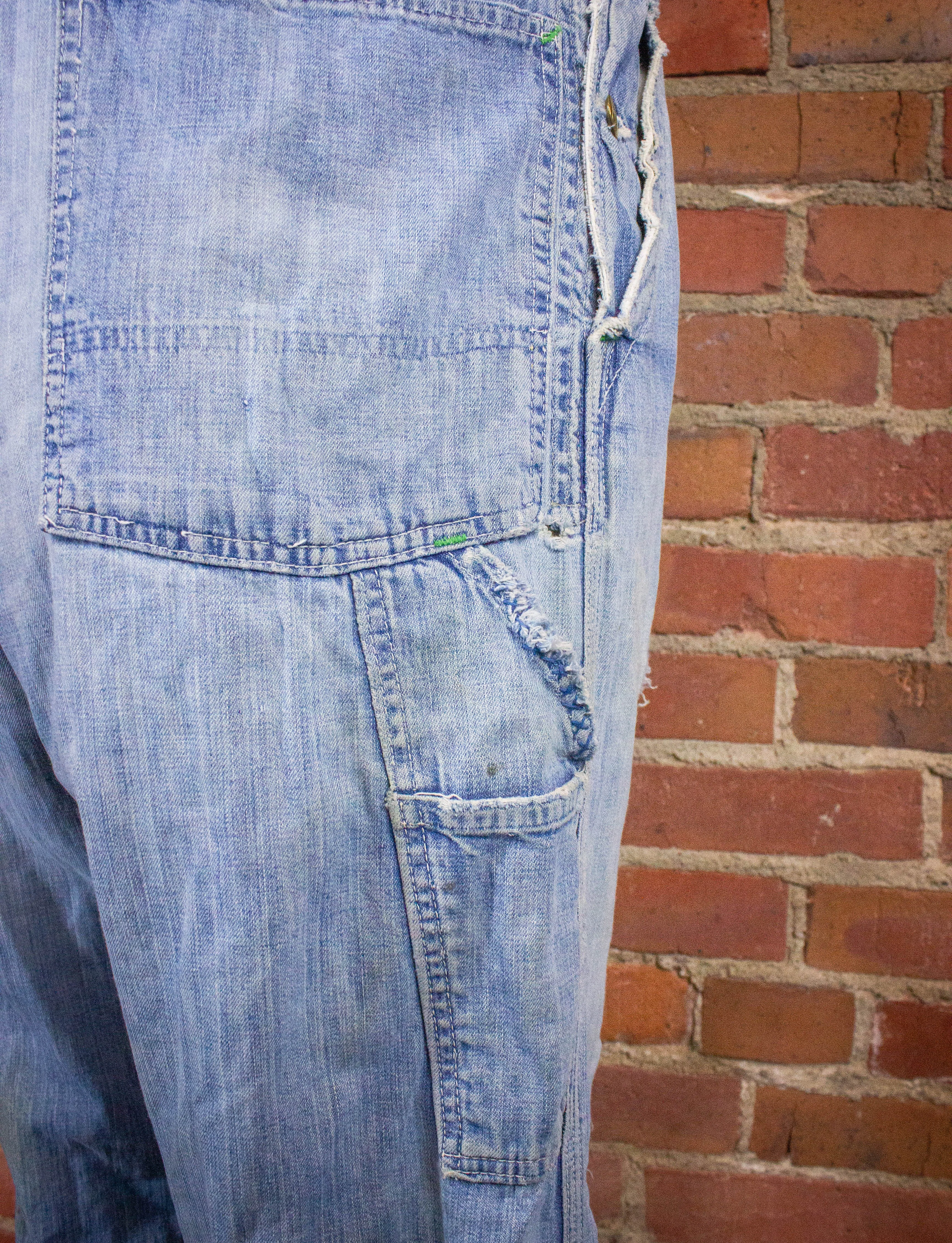 Vintage Big Smith Denim Overalls 50s 34x27