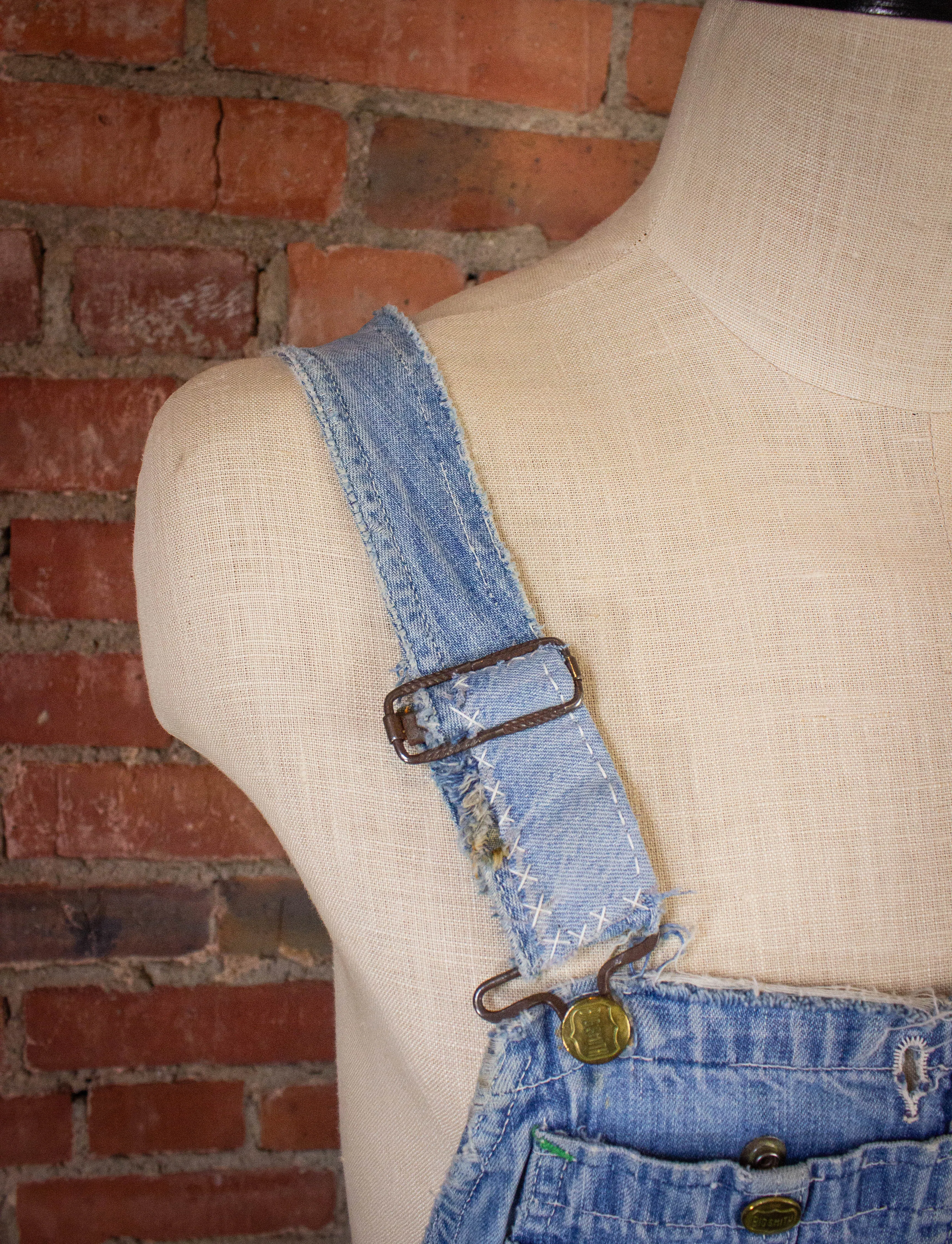 Vintage Big Smith Denim Overalls 50s 34x27