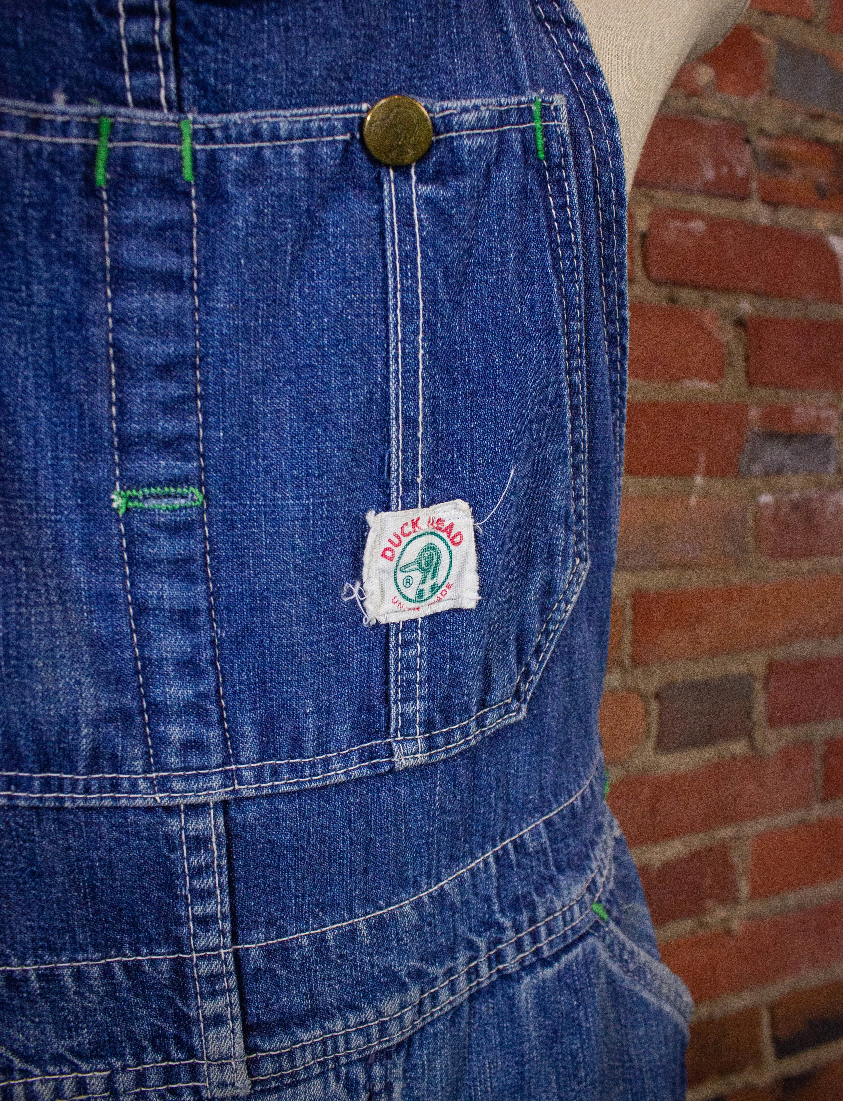 Vintage Duck Head Denim Overalls 33x31