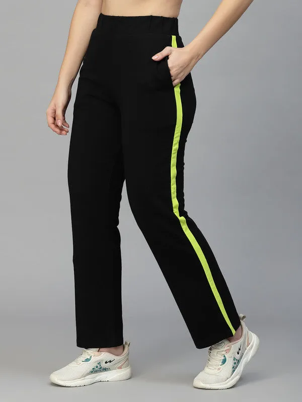 Women Black Anti Odour Track Pants