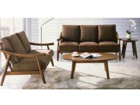 Wooden Sofa Set with Fabric Covers (DA309)