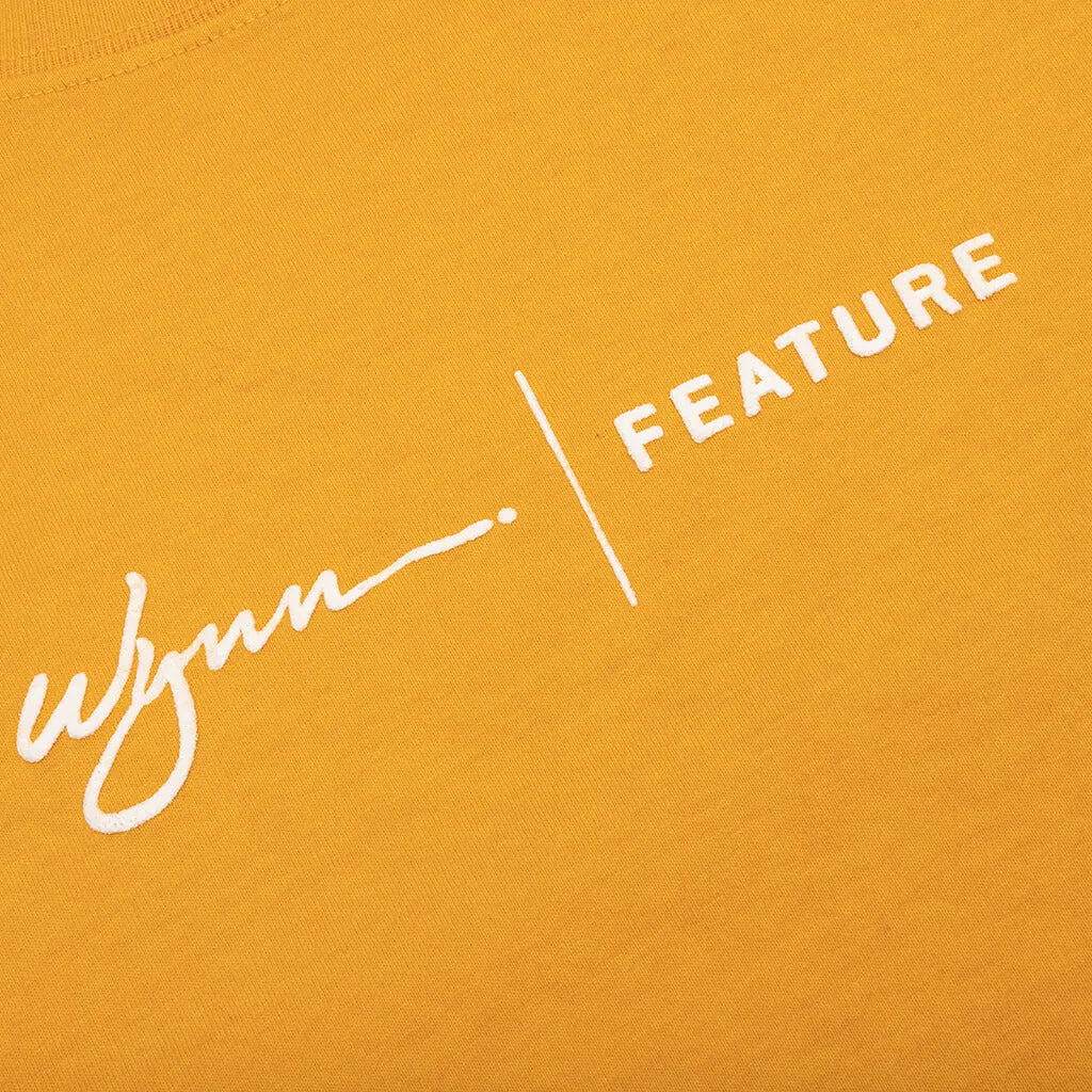 Wynn Logo Lock Up Tee - Golden Yellow