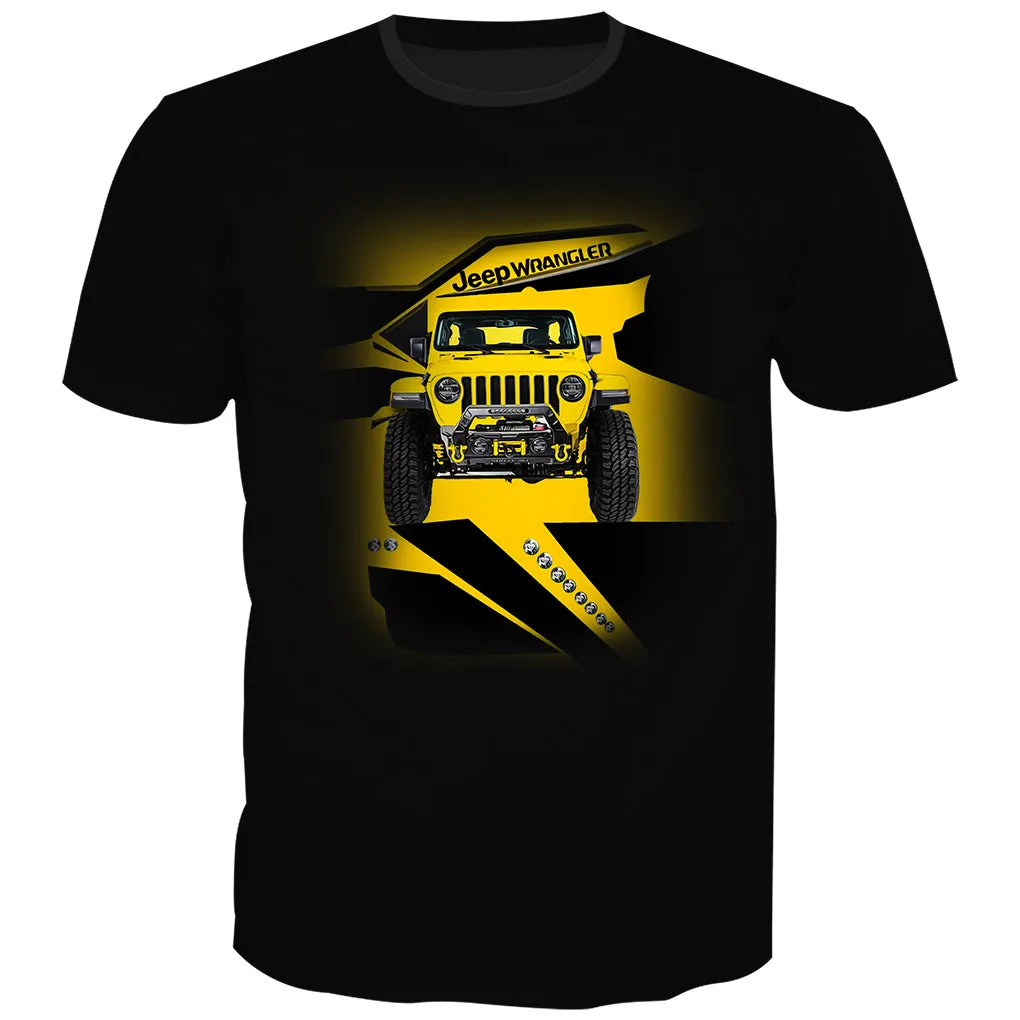 Yellow Wrangler - Chest Print T-Shirt