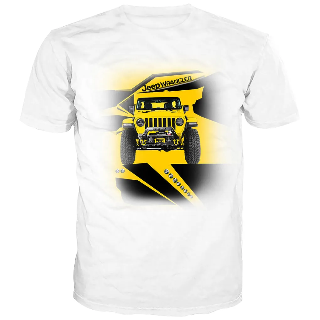 Yellow Wrangler - Chest Print T-Shirt